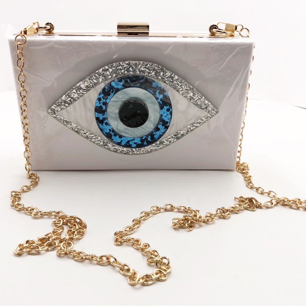 🆕{Evil Eye} Acrylic Crossbody Bag